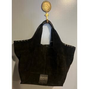 NWT Haute Hippie Suede Handbag with Pouch